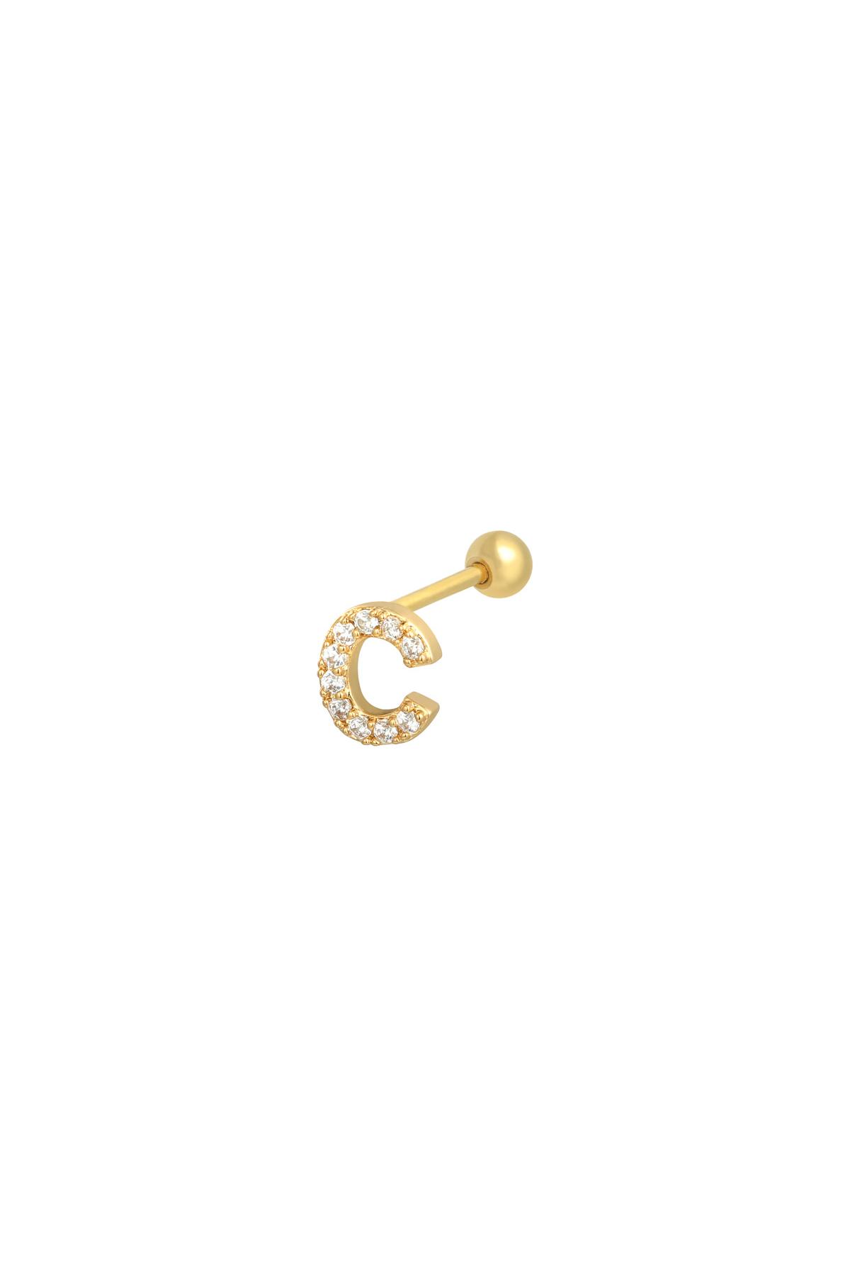 Piercing C Gold Kupfer,Edelstahl 